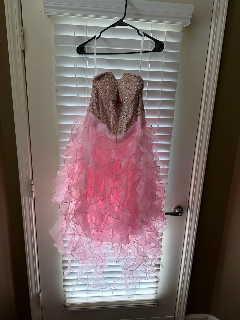 Clarisse Pink Ruffled Dress